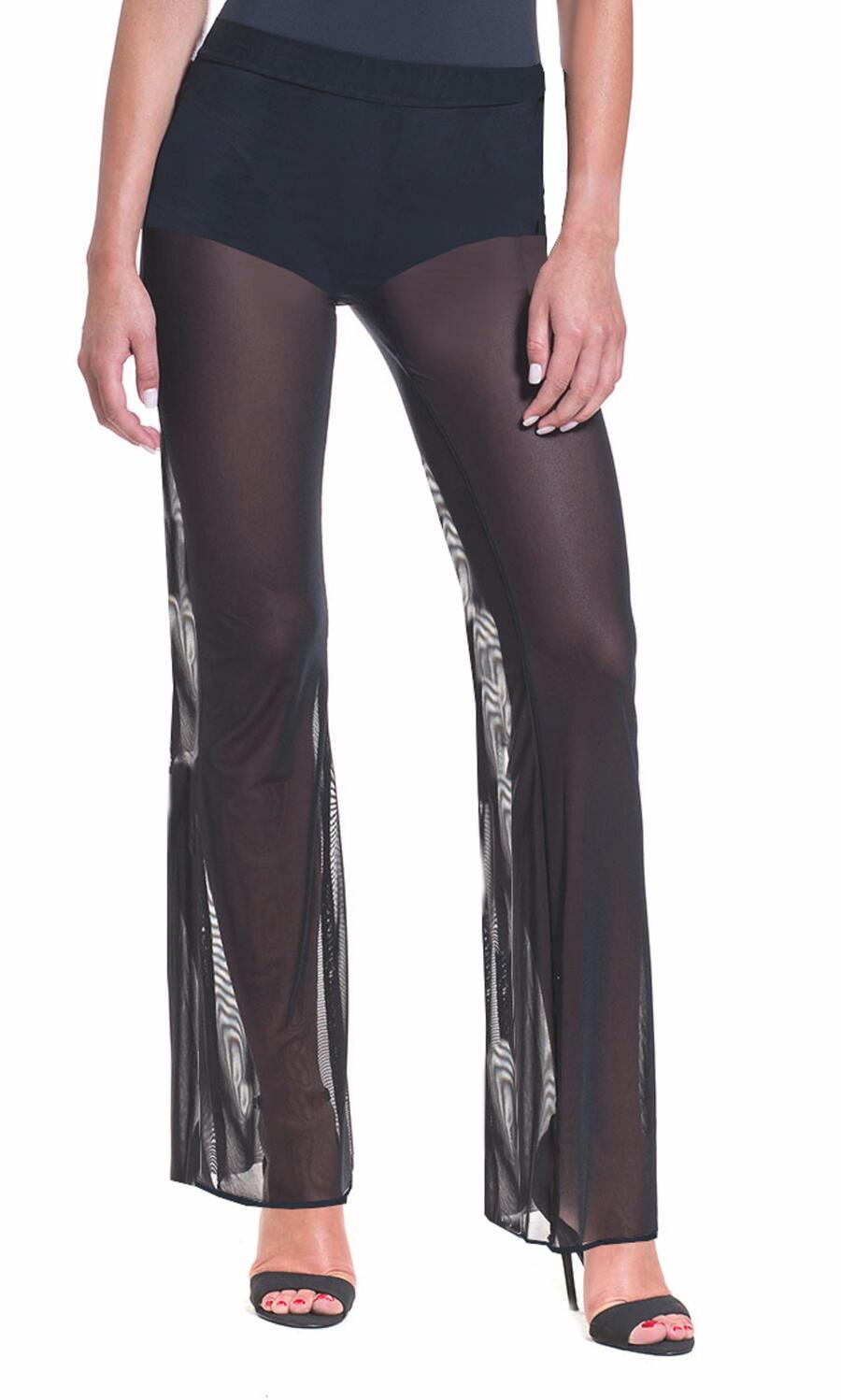 Pantaloni in tulle elastico con short incorporato 1-0033