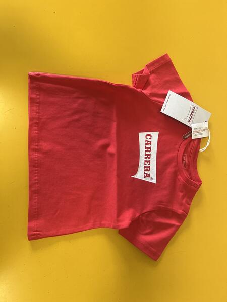 T shirt Carrera cotone rosso taglia a scelta