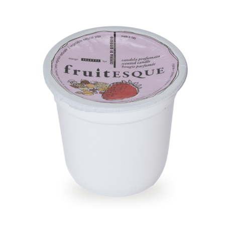 Candela Profumata yogurt in vasetto ceramica pz.1 Fragola & Muesli