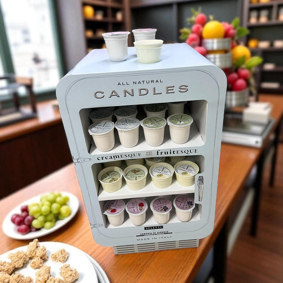 Candela Profumata yogurt in vasetto ceramica pz.1 Fragola & Muesli