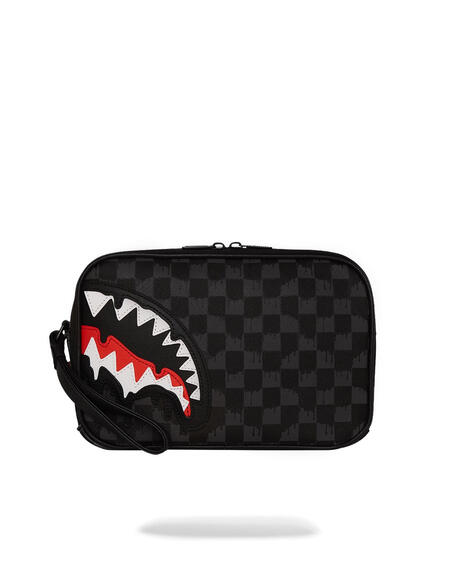 Sprayground Dripping Sharks In Paris Toiletry Brick