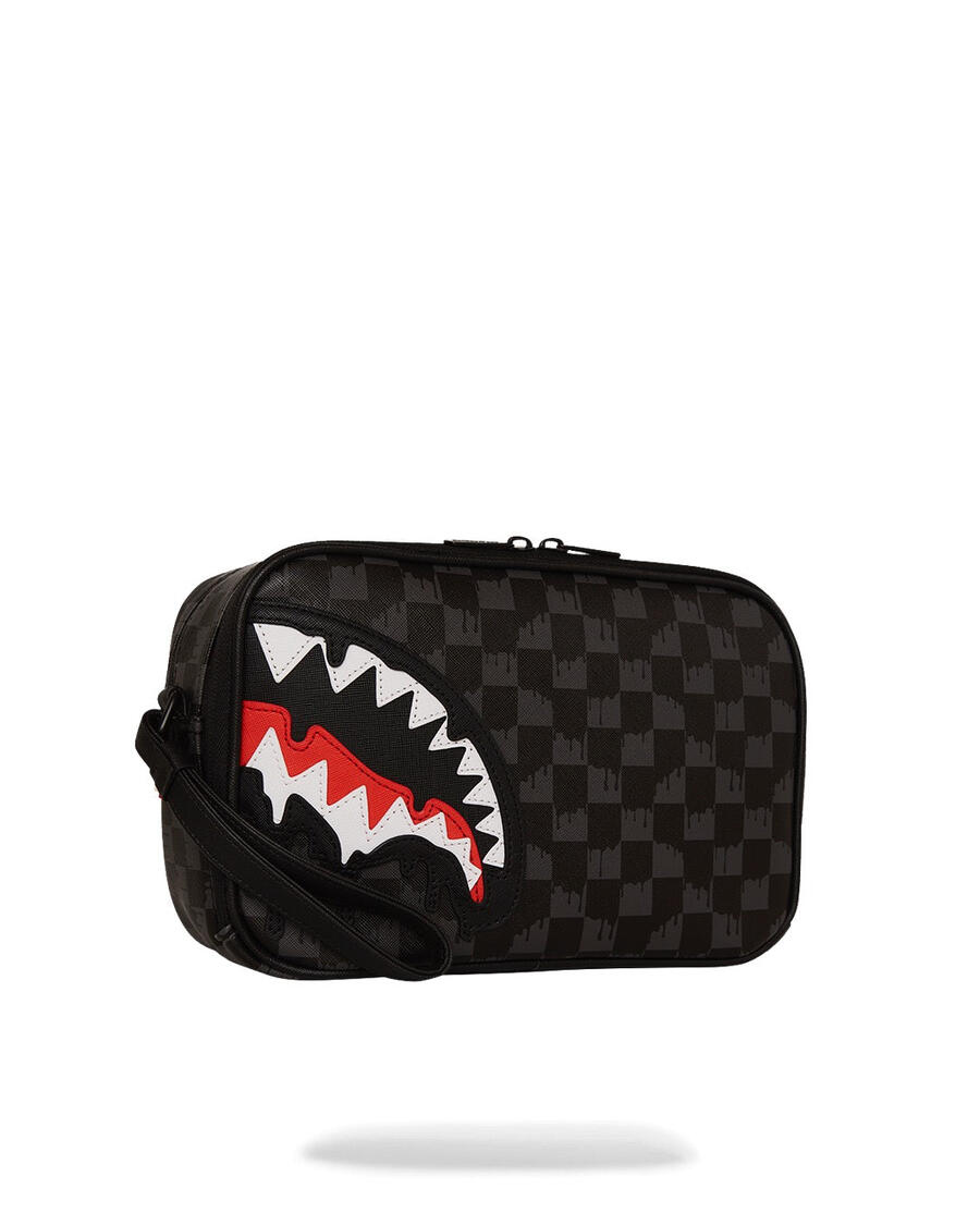 Sprayground Dripping Sharks In Paris Toiletry Brick