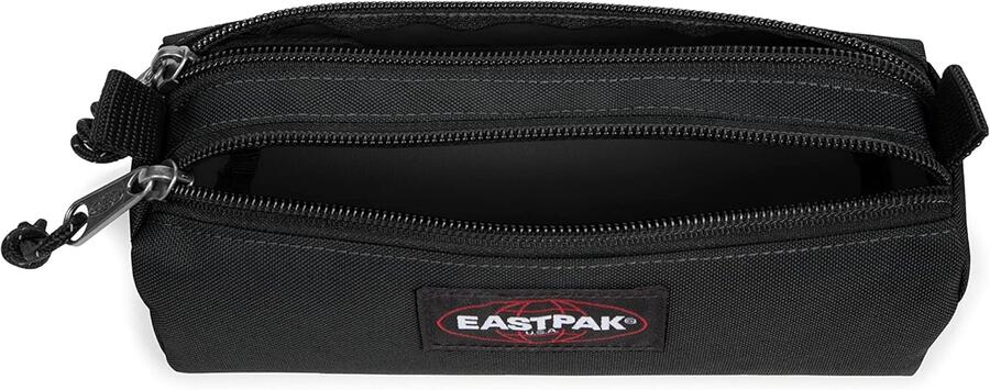 EASTPAK Tombolino Doppia Zip Astuccio Scuola BLACK