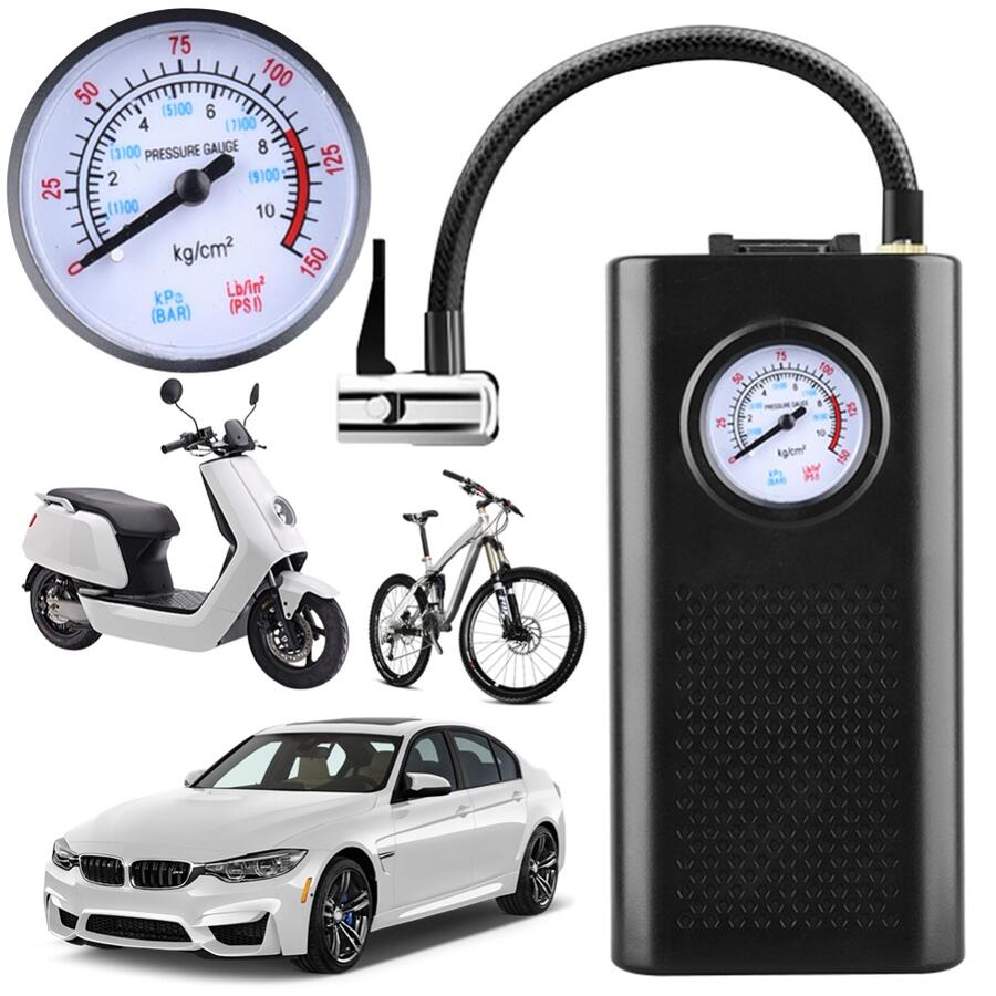 Mini compressore Portatile Ricaricabile USB adatto per auto, moto, biciclette, Campeggio