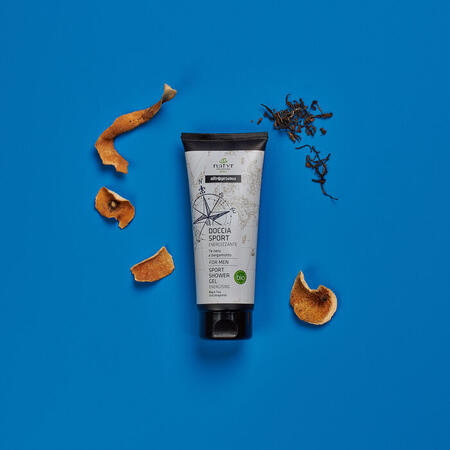 Doccia sport Uomo - energizzante - Tè nero e bergamotto - bio - 200 ml