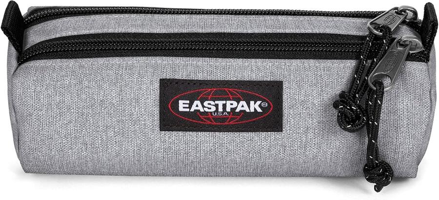 EASTPAK Tombolino Doppia Zip Astuccio Scuola GRIGIO