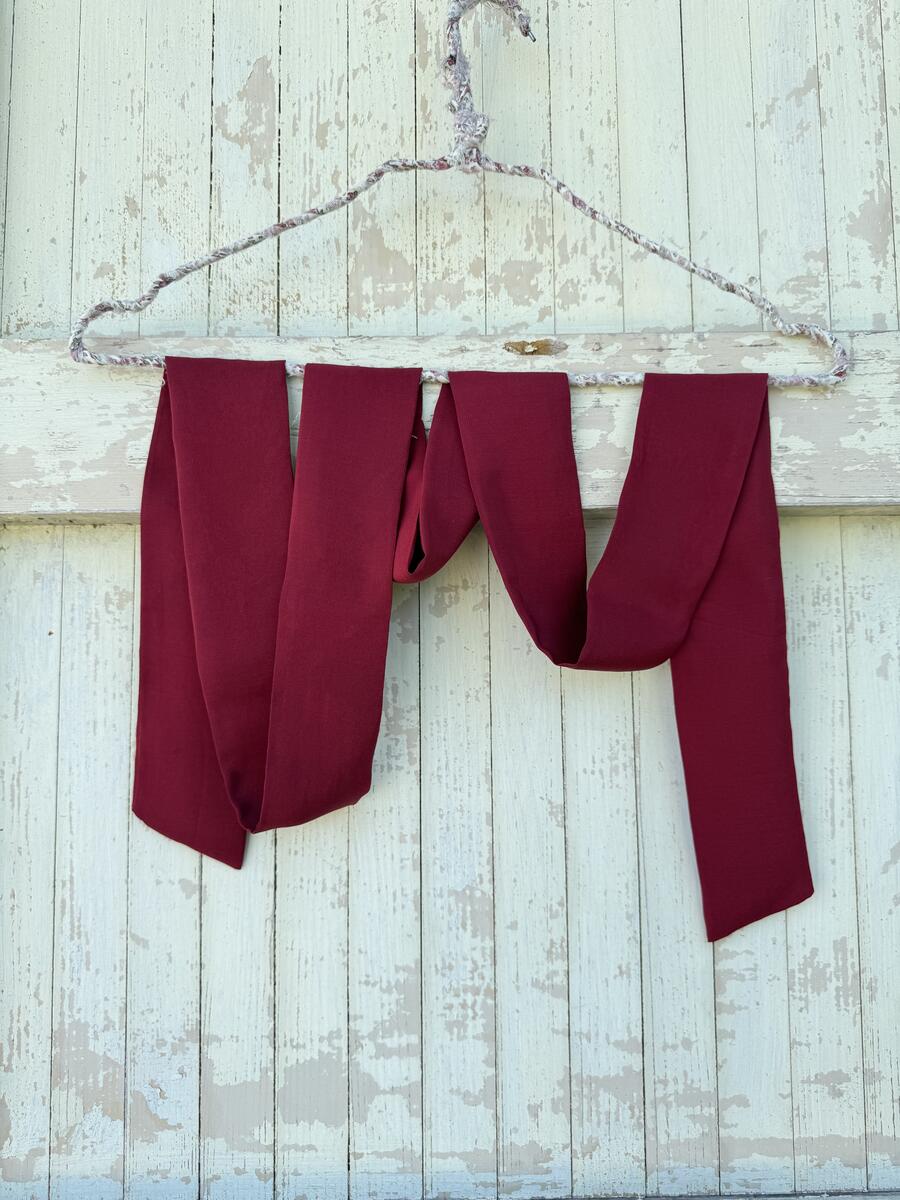 Sciarpa rosso cardinale