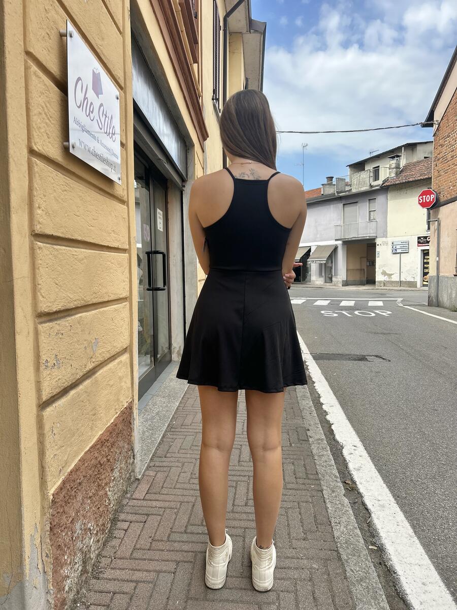 NOVITÀ Abitino con gonna a ruota
