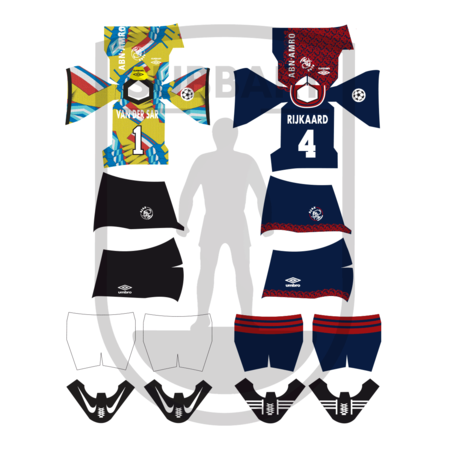 DECALS AJAX 1995 FINALE UCL