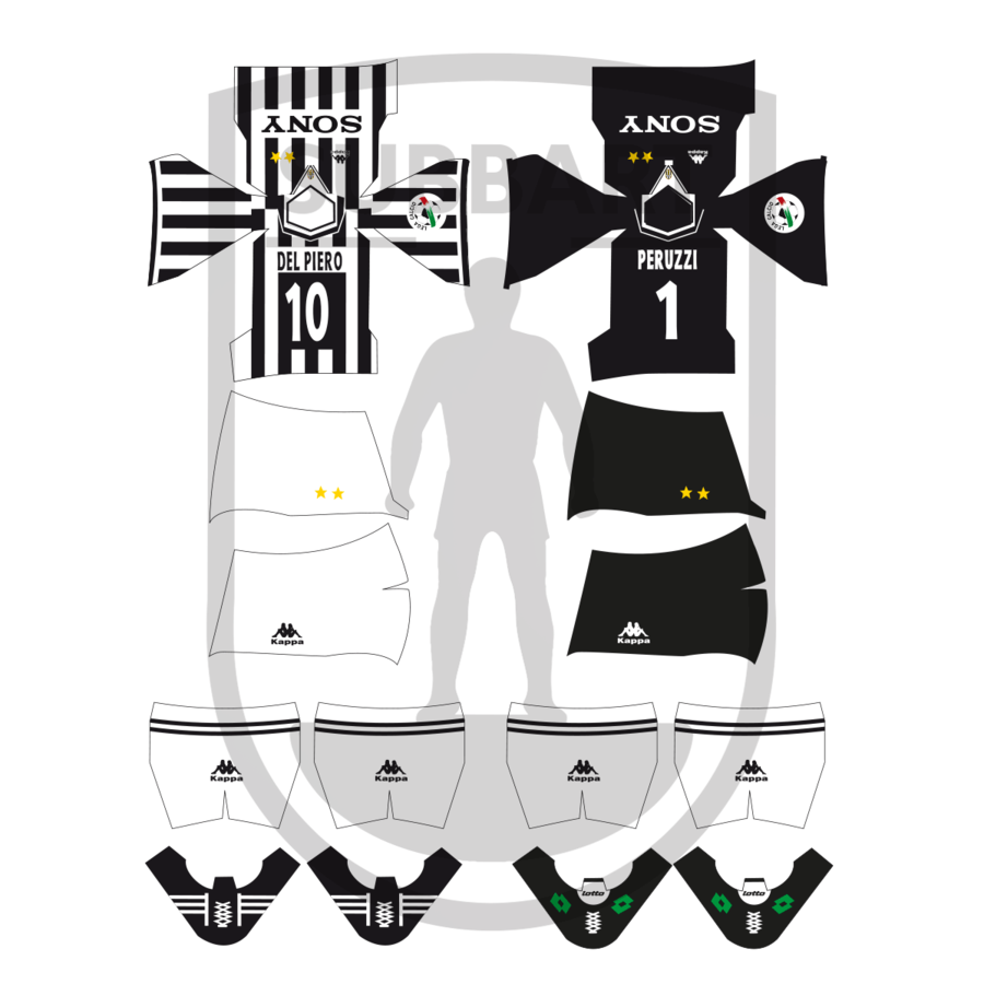 DECALS JUVENTUS 1996-97