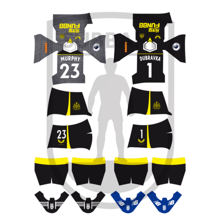 DECALS NEW CASTLE 2021-22 2 MAGLIA