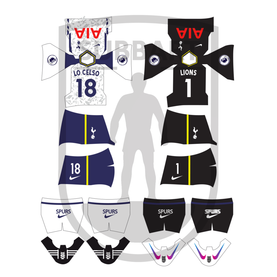 DECALS TOTTENHAM HOTSPUR 2020-21