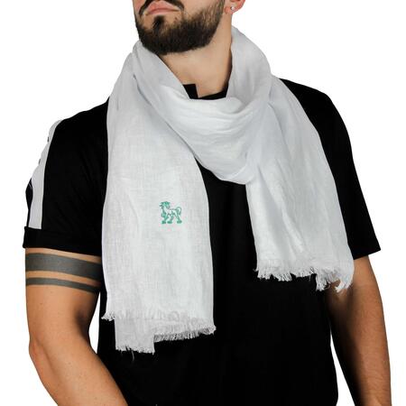 Pashmina lino bianca