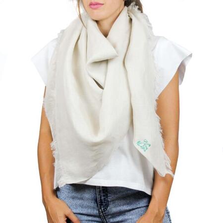 Pashmina lino beige