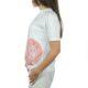 T-shirt bianca con stampa ciliegio
