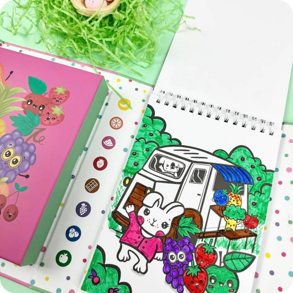 Set per colorare - Frutti profumati