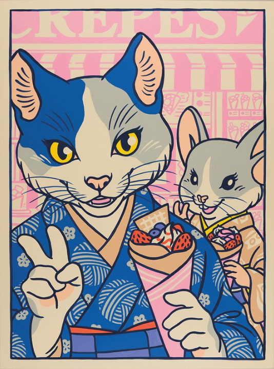 Stéphane Casier, stampa fine art A4 (21x29,7 cm): Après-midi à Harajuku