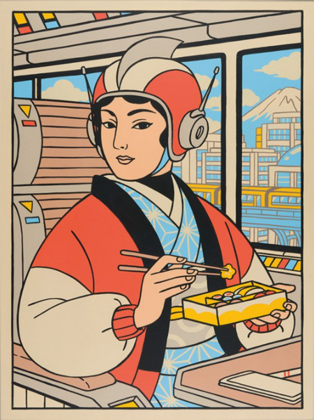 Stéphane Casier, stampa fine art A4 (21x29,7 cm): Déjeuner dans le train