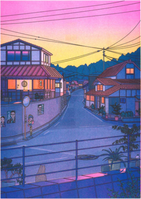 Liam Cobb, stampa fine art A3 (29,7x42 cm): Nowhere in Japan