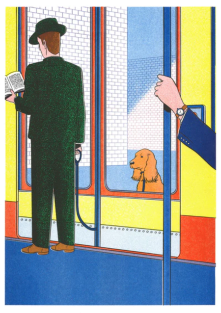 Simon Bailly, stampa fine art A3 (29,7x42 cm): The subway