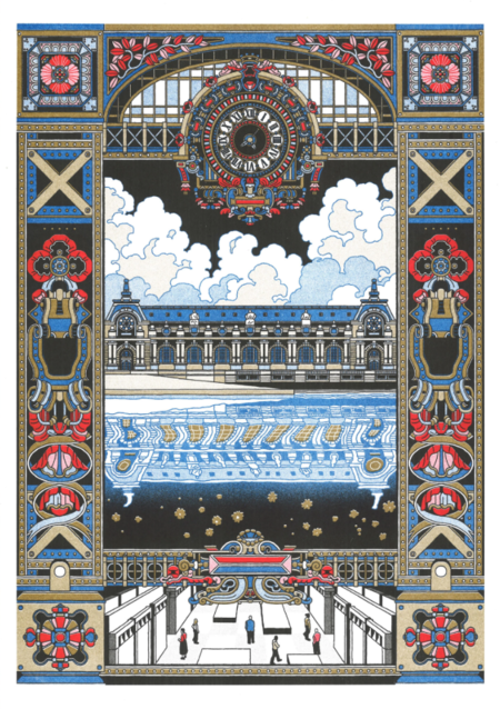 Jisu Choi, stampa fine art A3 (29,7x42 cm): The Musée d'Orsay
