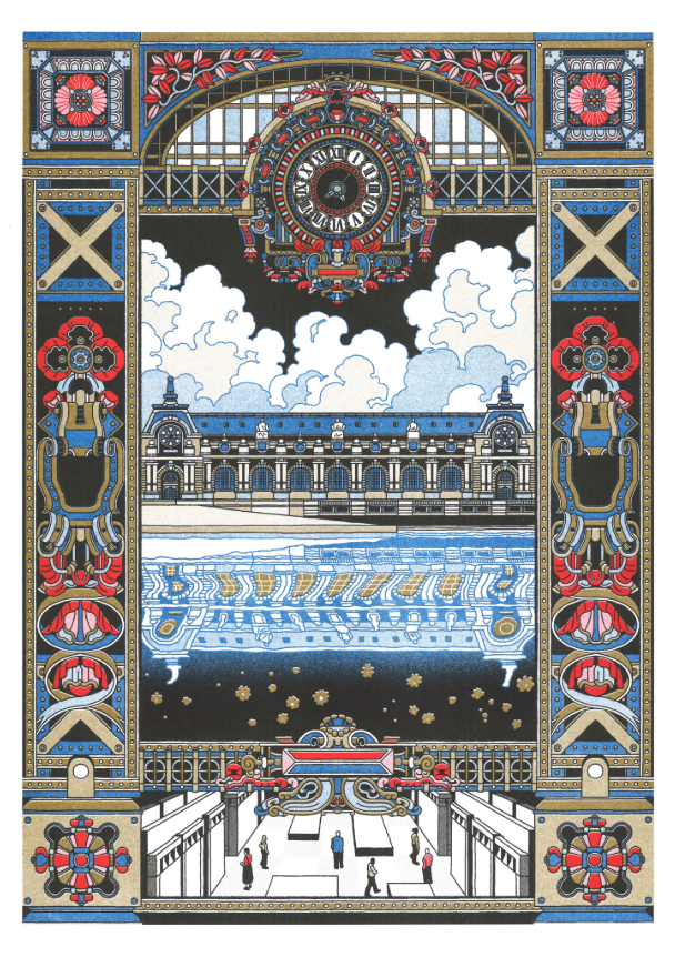 Jisu Choi, stampa fine art A3 (29,7x42 cm): The Musée d'Orsay