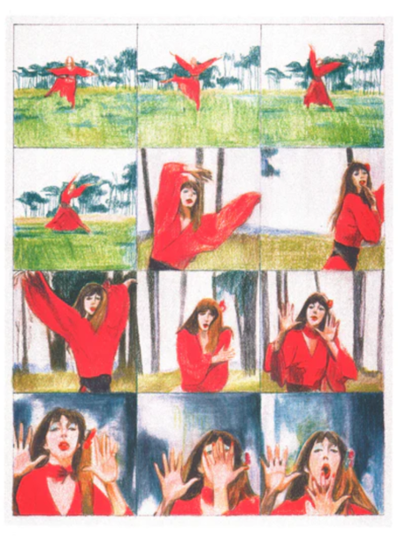 Kristina Tzekova , stampa fine art A3 (29,7x42 cm): Kate Bush Wuthering Heights