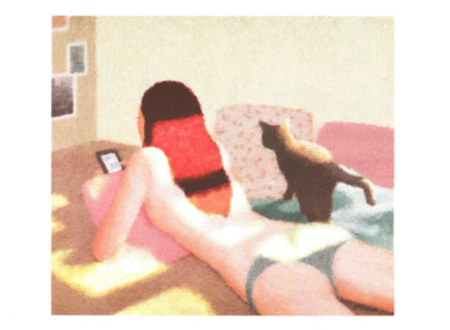 Saho Wajimaya, stampa fine art A3 (42x29,7 cm): Just out of the bath