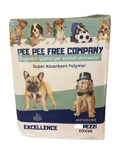 100 tappetini assorbenti 60x90 per cani con adesivi traverse Travers In