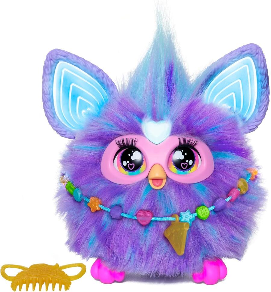 Furby Hasbro Viola peluche elettronico con luci e suoni Collezionabile F6742IT4 6+