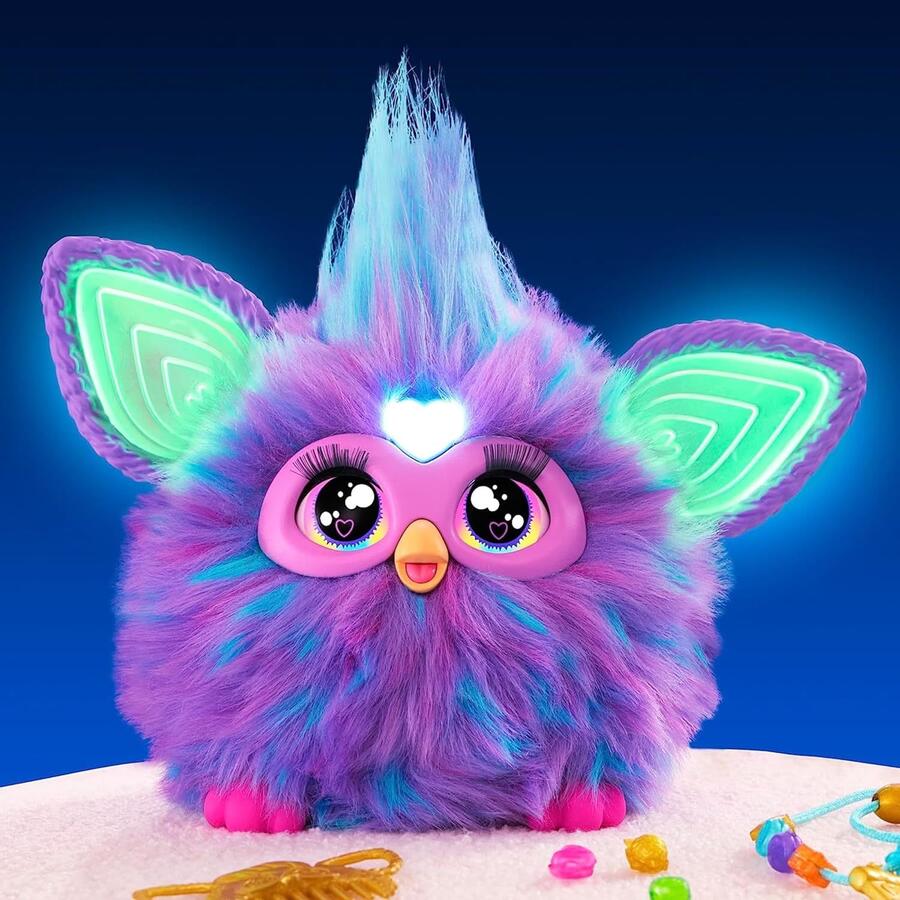 Furby Hasbro Viola peluche elettronico con luci e suoni Collezionabile F6742IT4 6+