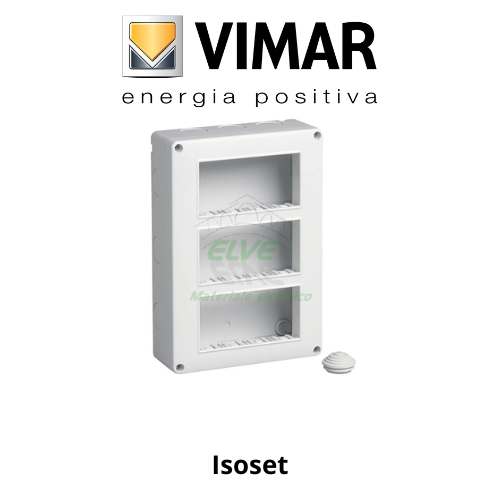 VIMAR - 14833 ISOSET Contenitore IP40 12 moduli 3x4 verticale