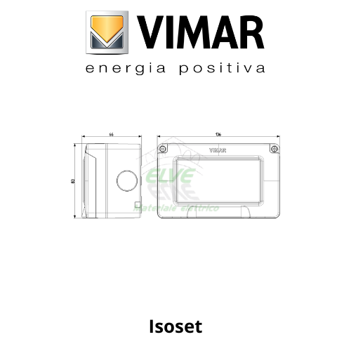 VIMAR - 14904 ISOSET Contenitore IP55 4 moduli