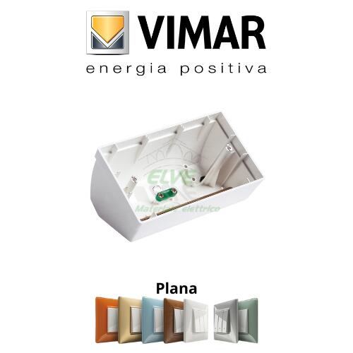 VIMAR - 14784 PLANA Scatola da tavolo inclinata 4 moduli bianco