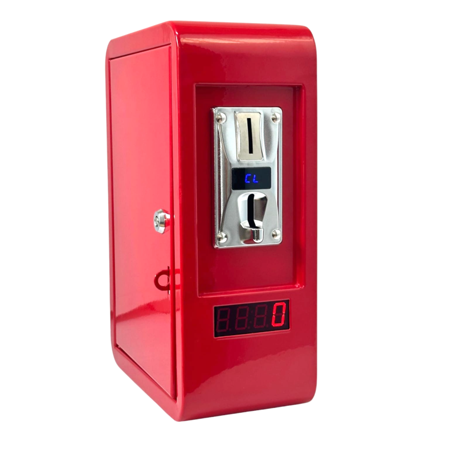 Gettoniera multi moneta con uscita elettrica NA o 12Vcc