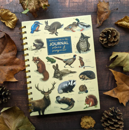 Notebook A5 (14,8x21 cm) con divisori, Patricia MacCarthy – Wildlife Design
