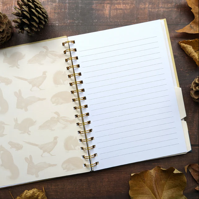 Notebook A5 (14,8x21 cm) con divisori, Patricia MacCarthy – Wildlife Design