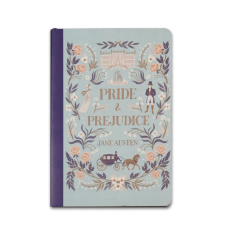 Notebook A5 (14,8x21 cm), copertina morbida e interno a righe - Pride & Prejudice, Orgoglio e pregiudizio