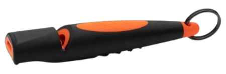 Fischietto per addestramento cani professionale ACME mod.211.5 ALPHA, mm.80 arancio fluo   