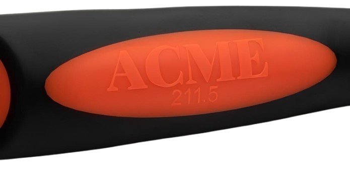 Fischietto per addestramento cani professionale ACME mod.211.5 ALPHA, mm.80 arancio fluo   