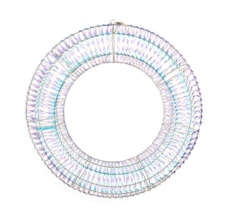 L'Oca Nera - Natale 2025 "Cristalli di Stelle" corona grande con 9600 led