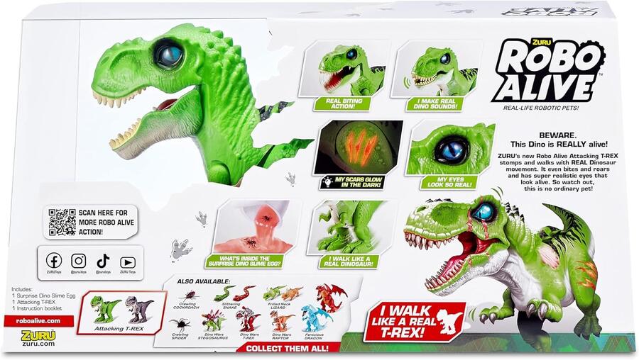 Dinosauro Zuru robo alive T rex 2324