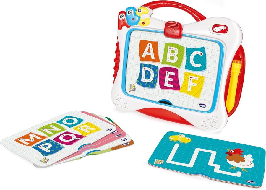 Lavagna Chicco leggi e scrivi schermo LCD 57262 giochi educativi 2-6 anni