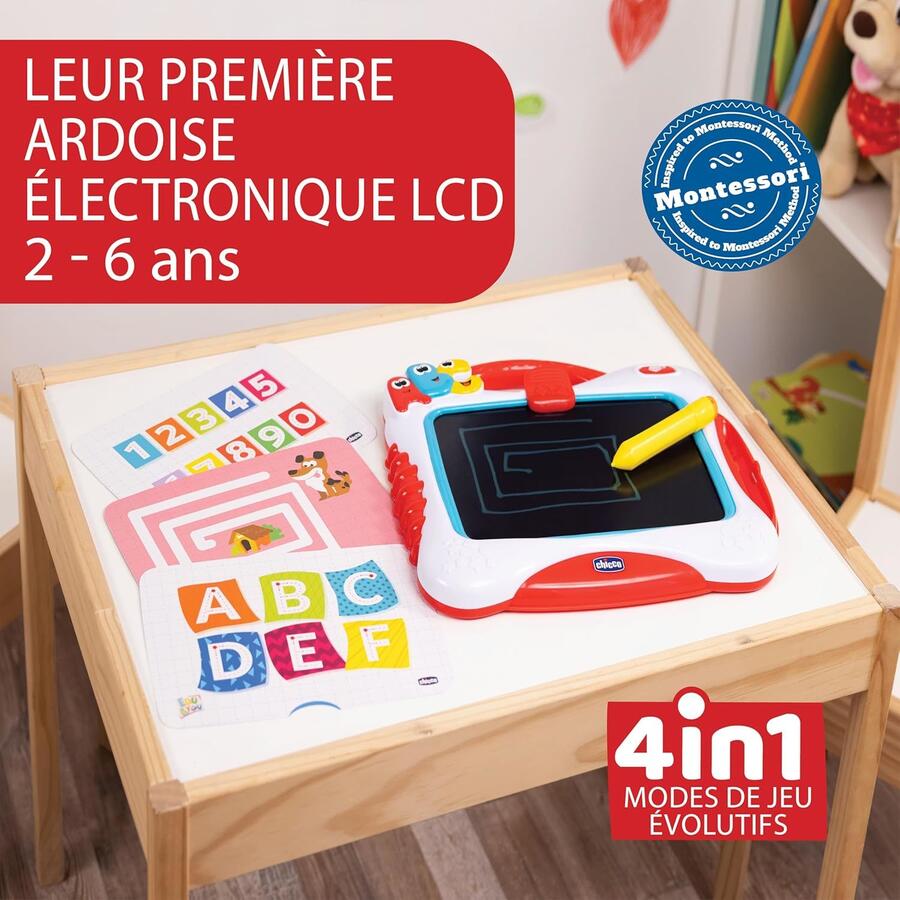 Lavagna Chicco leggi e scrivi schermo LCD 57262 giochi educativi 2-6 anni