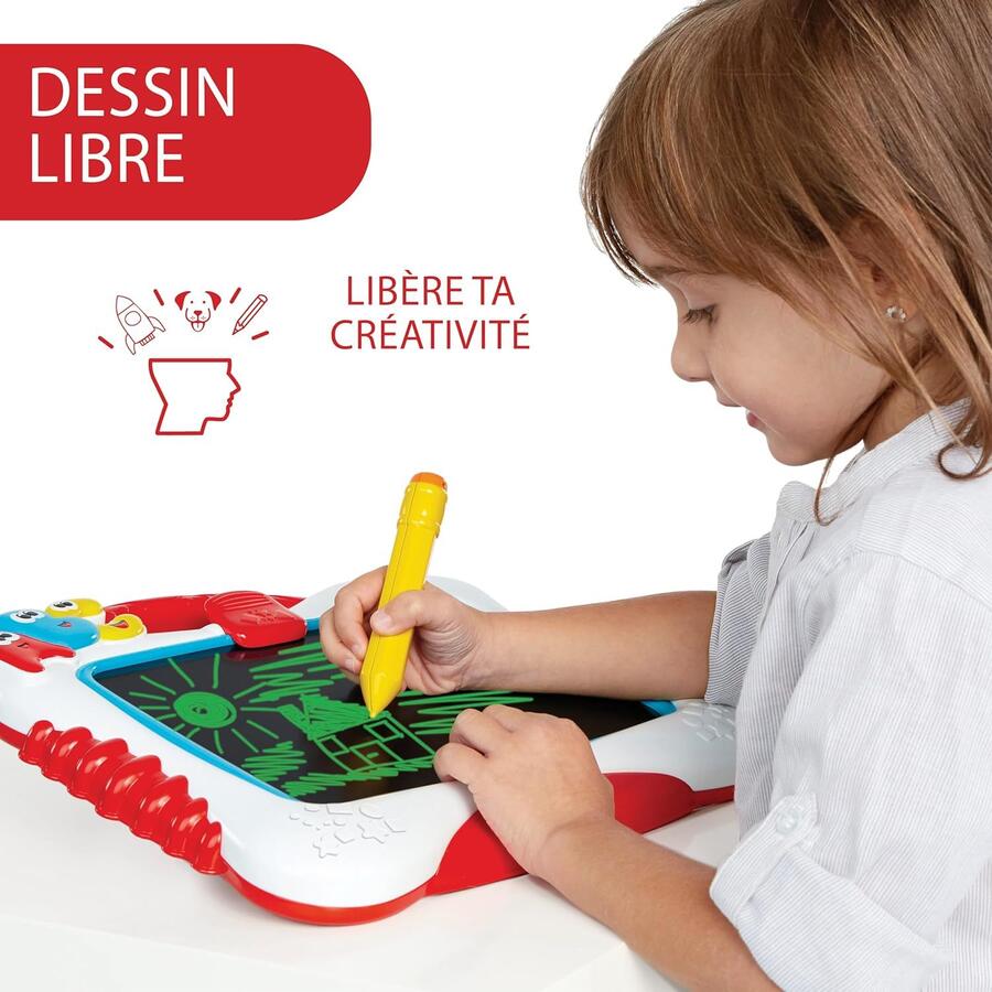 Lavagna Chicco leggi e scrivi schermo LCD 57262 giochi educativi 2-6 anni