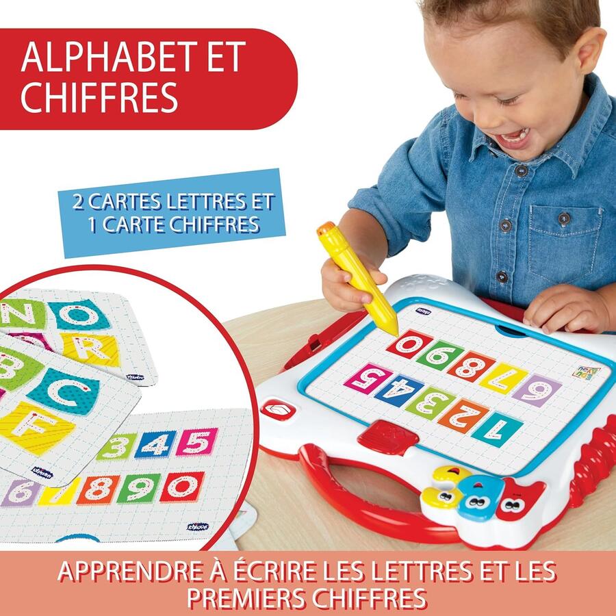 Lavagna Chicco leggi e scrivi schermo LCD 57262 giochi educativi 2-6 anni