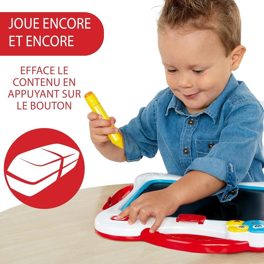 Lavagna Chicco leggi e scrivi schermo LCD 57262 giochi educativi 2-6 anni
