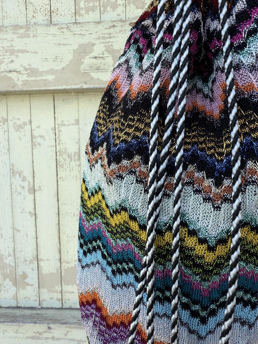 Secchiello  zig zag multicolore 