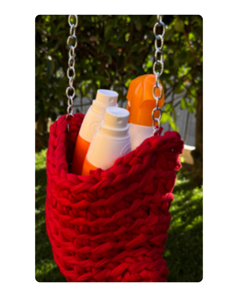Borsetta porta creme solari 