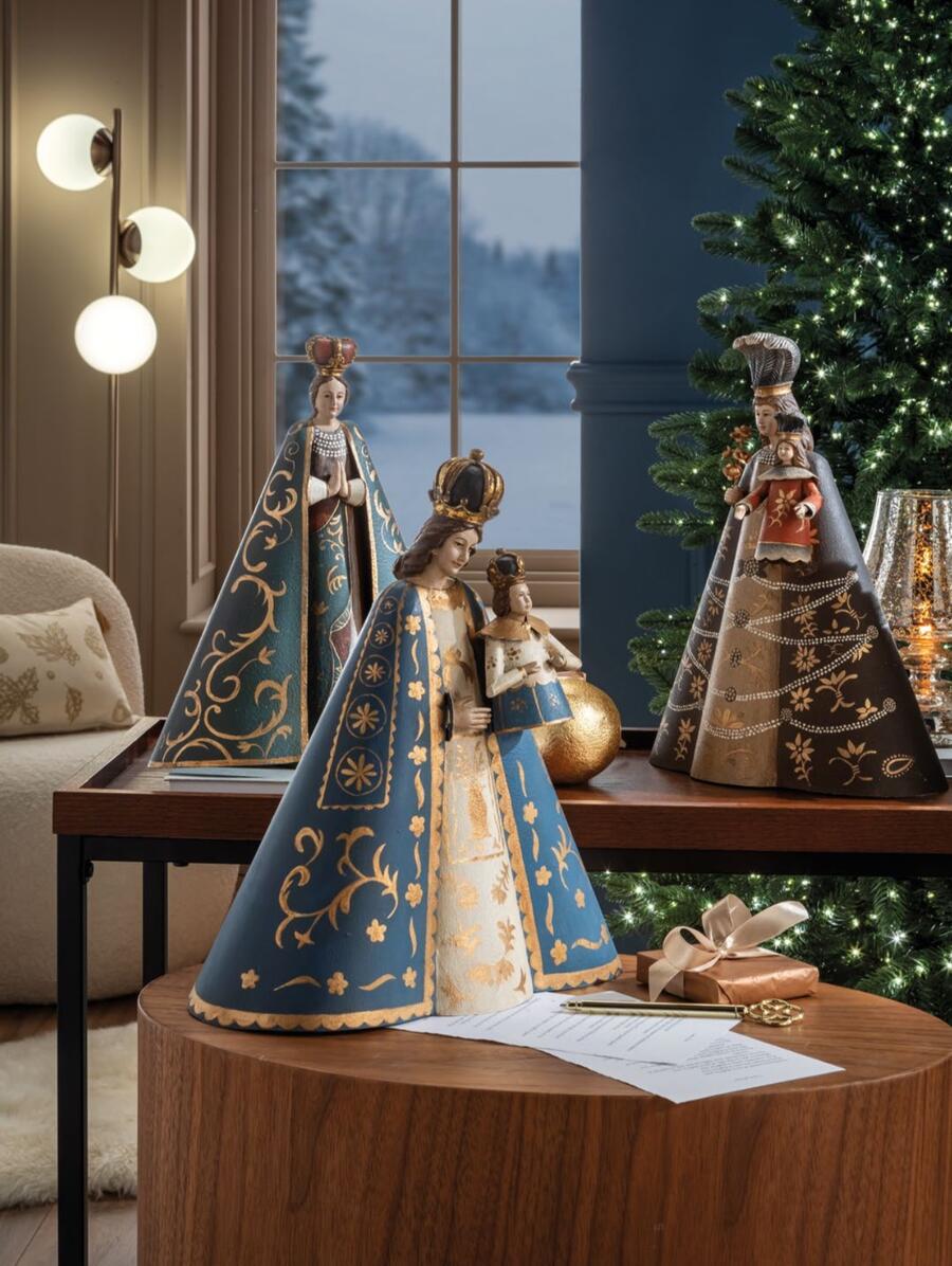 L'Oca Nera - Natale 2025 "Dolce sentire" Vergine Maria mantello blu
